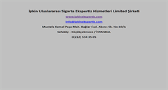 Desktop Screenshot of ipkinekspertiz.com