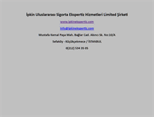 Tablet Screenshot of ipkinekspertiz.com